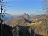 pogled na vse tri vrhove izpod Kalarskega sedla lani