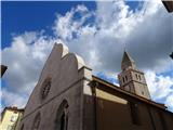 Italijanska obala - od Lazareta do Trsta cerkev sv. Janeza in Pavla