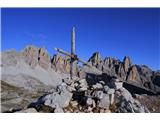 Col dei Bos - 2559 m ( Ferata Degli Alpini ) Še uradno obeležje vrha :)