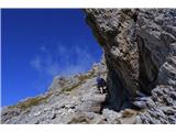 Col dei Bos - 2559 m ( Ferata Degli Alpini ) Pot je lepa, nič posebej težavna