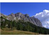 Col dei Bos - 2559 m ( Ferata Degli Alpini ) Pogled na Col dei Bos