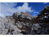 Vallon Bianco - 2684 m Obiska je veliko. Srečujeva veliko gornikov vseh starosti