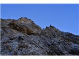 Col dei Bos - 2559 m ( Ferata Degli Alpini ) Še fotka nadaljevanja ...