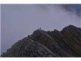 Sas dles Nü ( Cima Nove / Neunerspitze ) - 2968 m Edini obiskovalec, ki sva ga srečala na tej gori