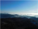 Pogled z vrha v smeri Hrvaške.