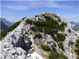 Planina Zajzera - Krniška glavica / Jof di Sompdogna