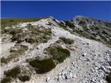 Planina Zajzera - Poldašnja špica/Jof di Miezegnot