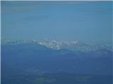 Pogled na del Severno apneniških Alp.