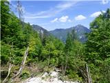 Planina Zajzera - Bivacco Stuparich