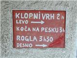 Lovrenc na Pohorju - Turn (at Klopni vrh)