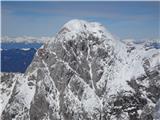 Mangart in levo zadaj najvišji v Avstriji