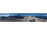 in 360-stopinjska panorama z vrha VMP.. razgledi, ki jim težko še kateri vrh konkurira (ker se pač vidijo SVI najvišji)