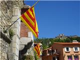 Vzhodni Pireneji Katalonske zastave so tam nekaj običajnega