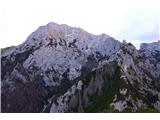 Kamniški Dedec - Staničev vrh (grebensko prečenje) Od K. Dedca pogled proti Planjavi in grebenu proti Staničevem vrhu