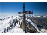 Križ na vrhu Doma 4545 m