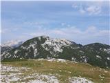 Pogled z Dleskovca na Veliki vrh in Veliko Zelenico