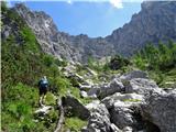 Remšendol - Moriška krnica (Alpe Moritsch) pot proti res lepi  Moriški krnici