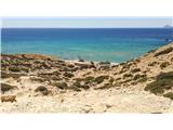 Mátala - Kókkini ámmos / Red beach (Crete) / Rdeča plaža (Kreta)