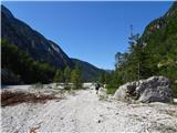 Remšendol - Moriška krnica (Alpe Moritsch) sestop na prodišče