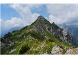 Le malo naprej se odcepiva na slabo obiskan vrh Monte Navagiust