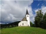 do najvišje točke, cerkev Sv. Uršule