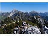 Na vrhu, Monte Palavierte, 1785 m. Snega ni bilo niti krpice