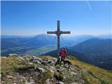 Al croce. Dietro Dobrač.
