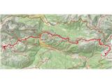 Tokrat sva naredila nekaj manj od načrtovanega. Naneslo je 19 km in 2000 višincev
