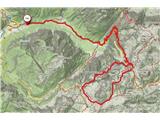Tokrat sva izbrala precej velikopotezno turo. Nabralo se je 28 km in 2200 višincev