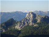 Krsteniški in Jezerski Stog, zadaj Šija in Vogel