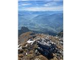 Raucheck (2431m) I u dolinu prema Bischofshofenu.
