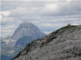 Mangart in jamarski bivak Davanzo - Vianello - Picciola