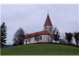 Pohodna pot SREČNO Cerkev Sv. Neže v vasi Prapreče
