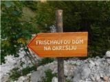 Koča pod slapom Rinka - Frischaufov dom na Okrešlju