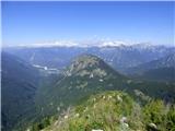 Planina Zapleč - Kal (greben Krnčice)