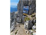 No notice of the closure of the family via ferrata anywhere.