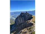 Kammspitze (2139m) Še na nižjega soseda. 