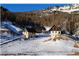 Planina Lipanca. Blejska koča je odprta