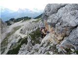 Dolomiti d'Ampezzo - ferata Astaldi Tole pa je že druga zgodba, ferata Ra Bujela na sosednji ostrogi