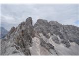 Monte Cristallino di Misurina Razgled z njega je čudovit. Nasproti je Cristallo di Mezzo, ki sva ga obiskala včeraj