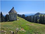 Alla cappella di Maria della Neve.