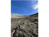 Lugauer (2217m) Čez strmi Lugauer Plan. 
