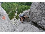 Rdeče pike označujejo prehode. Brez njih bi težko določila pravo smer