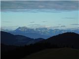 Rappoldkogel (1928 m) Pogled na Severne apneniške Alpe.