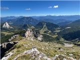 Warscheneck (2388m) Po travah navzdol proti Wurzeralmu. 