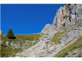 Cima d'Auta Orientale - 2645 m Kmalu prideva v visokogorje. Sončno je in toplo za ta letni čas. Prav nič nama ne manjka :)