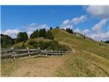 Monte Serla-2378 m, Monte Lungo-2282 m  Zanimivo, vse naokoli je lesena ograja in te je kar precej