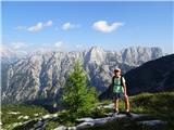 razgled s poti na Plešivec, Trentski Pelc, Srebrnjak