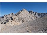 Wir steigen in den Schutz hinab. Vor uns liegt der Sasso Vernale, der noch unseren Besuch erwartet