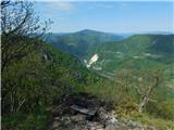 Pogled prema Kumu, najvišem vrhu Posavskog hribovja.